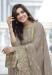 Picture of Georgette Dark Grey Straight Cut Salwar Kameez