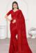 Picture of Beautiful Georgette Dark Red Saree