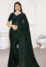 Picture of Gorgeous Georgette Dark Slate Grey Saree