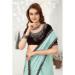 Picture of Appealing Organza Powder Blue Saree