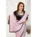 Picture of Wonderful Organza Plum Saree