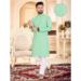 Picture of Alluring Cotton Powder Blue Kurtas