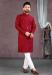 Picture of Exquisite Cotton Fire Brick Kurtas