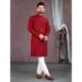 Picture of Exquisite Cotton Fire Brick Kurtas