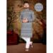 Picture of Ideal Linen Dark Grey Kurtas