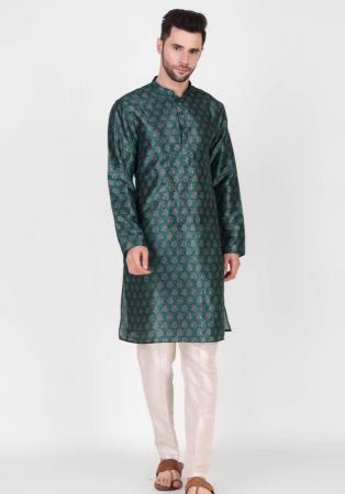 Picture of Splendid Silk Dark Slate Grey Kurtas