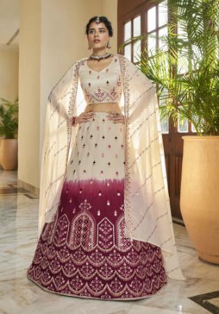 Picture of Gorgeous Silk Rosy Brown Lehenga Choli