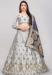 Picture of Well Formed Silk Light Grey Lehenga Choli