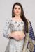 Picture of Well Formed Silk Light Grey Lehenga Choli