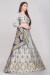 Picture of Well Formed Silk Light Grey Lehenga Choli