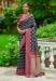 Picture of Appealing Silk Dark Slate Grey Saree