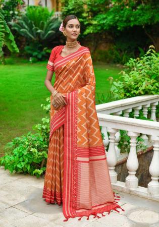 Picture of Graceful Silk Peru Saree