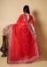 Picture of Nice Organza Fire Brick Saree