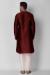 Picture of Wonderful Silk Maroon Kurtas