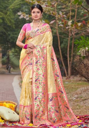 Picture of Magnificent Silk Wheat Saree