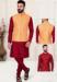 Picture of Lovely Silk Dark Red Kurtas