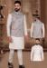 Picture of Classy Silk Light Grey Kurtas