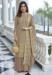 Picture of Georgette Rosy Brown Straight Cut Salwar Kameez