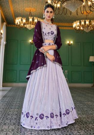 Picture of Appealing Georgette Thistle Lehenga Choli