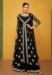 Picture of Bewitching Georgette Black Straight Cut Salwar Kameez