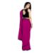 Picture of Ideal Georgette Medium Violet Red Saree