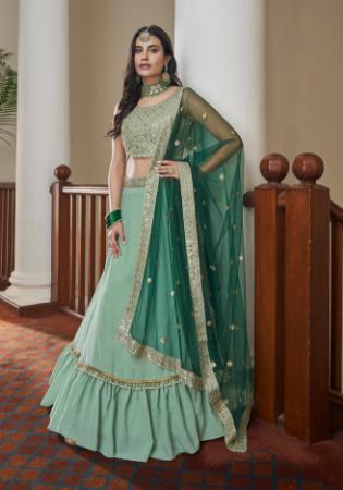 Picture of Taking Silk Grey Lehenga Choli