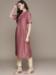 Picture of Chiffon & Crepe Rosy Brown Kurtis And Tunic