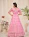 Picture of Sublime Net Light Coral Anarkali Salwar Kameez