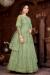 Picture of Radiant Net Dark Sea Green Anarkali Salwar Kameez