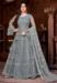 Picture of Light Slate Grey & Slate Grey Anarkali Salwar Kameez