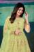 Picture of Sublime Net Pale Golden Rod Anarkali Salwar Kameez