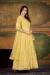 Picture of Beauteous Net Khaki Anarkali Salwar Kameez