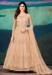 Picture of Ideal Net Burly Wood Anarkali Salwar Kameez