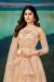 Picture of Ideal Net Burly Wood Anarkali Salwar Kameez