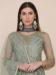 Picture of Taking Net Dim Gray Straight Cut Salwar Kameez