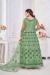 Picture of Net Dark Sea Green Straight Cut Salwar Kameez