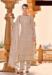 Picture of Superb Georgette Tan Straight Cut Salwar Kameez