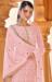 Picture of Pretty Georgette Pink Straight Cut Salwar Kameez