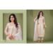 Picture of Stunning Net Tan Straight Cut Salwar Kameez