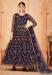 Picture of Marvelous Net Midnight Blue Anarkali Salwar Kameez