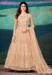 Picture of Nice Net Pale Golden Rod Anarkali Salwar Kameez