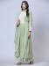 Picture of Georgette Dark Sea Green Straight Cut Salwar Kameez