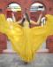 Picture of Sublime Georgette Yellow Readymade Gown