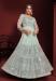 Picture of Bewitching Net Light Steel Blue Anarkali Salwar Kameez