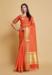 Picture of Well Formed Organza Tomato Saree