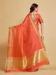 Picture of Well Formed Organza Tomato Saree