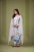 Picture of Net Light Steel Blue Straight Cut Salwar Kameez