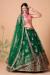 Picture of Ideal Net Dark Green Lehenga Choli