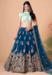 Picture of Ravishing Net Teal Lehenga Choli