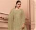 Picture of Pleasing Net Beige Straight Cut Salwar Kameez